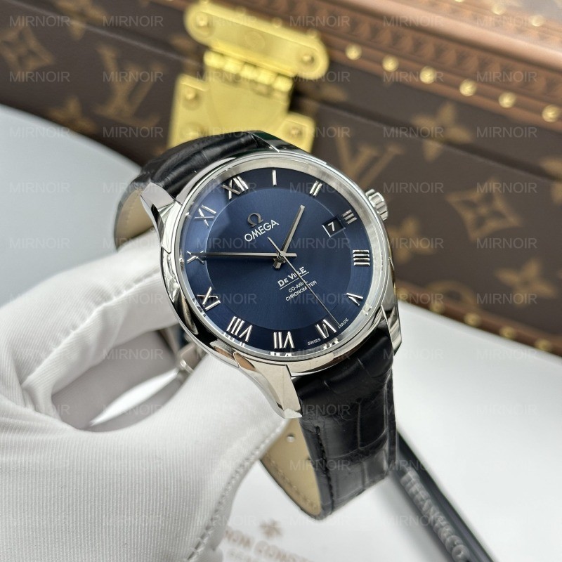 Dong-Ho-Omega-Rep-Cao-Cap-De-Ville-Co-Axial-Chronometer-8500-Mat-Xanh-Duong-Day-Da-41mm-12.jpg