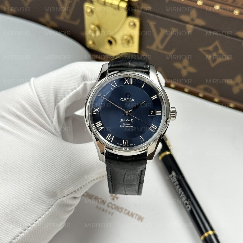 Dong-Ho-Omega-Rep-Cao-Cap-De-Ville-Co-Axial-Chronometer-8500-Mat-Xanh-Duong-Day-Da-41mm-13.jpg