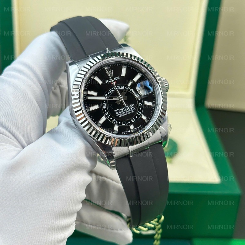 Dong-Ho-Rolex-Sky-Dweller-Replica-11-Mat-Den-Trong-Luong-192-Grams-Xuong-ZF-42mm-2.jpg