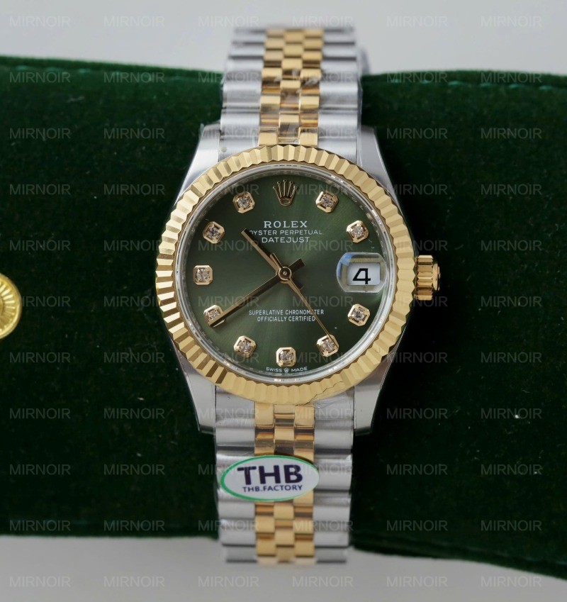 Dong-Ho-Rolex-DateJust-Rep-11-Mat-Xanh-La-Cay-Coc-So-Dinh-Da-Xuong-THB-31mm-1.jpg