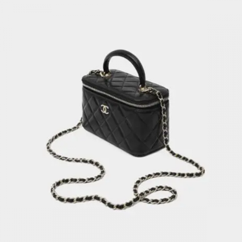 샤넬 탑핸들 베니티백 램스킨