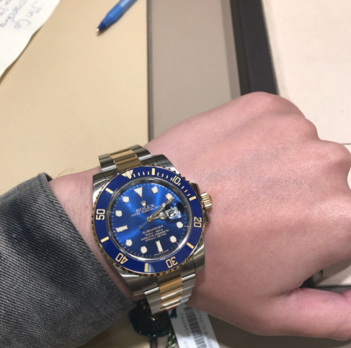 로렉스 서브마리너 126613LB 투톤 41mm 블루-Rolex Submariner 126613LB 41mm