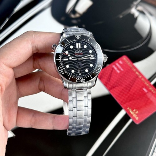 오메가 씨마스터 300블랙 다이얼-Omega Seamaster Diver 300M