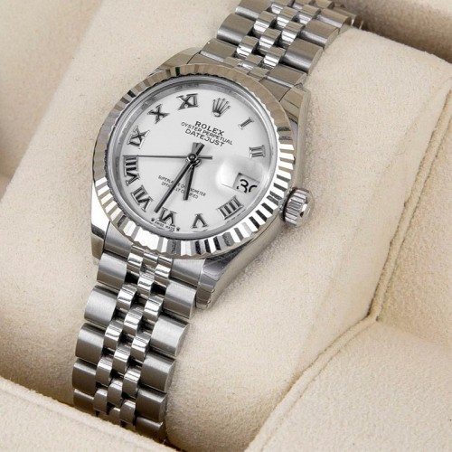 로렉스 레이디 데이져스트 화이트 다이얼 28mm-Rolex DateJust 28m 279174 Ladies 28mm