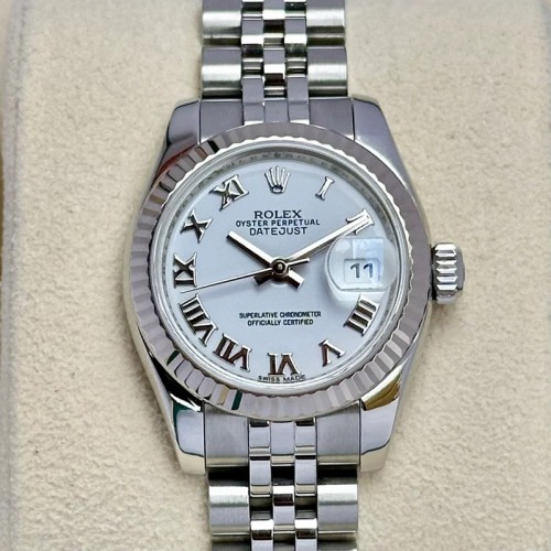 로렉스 레이디 데이져스트 화이트 다이얼 28mm-Rolex DateJust 28m 279174 Ladies 28mm