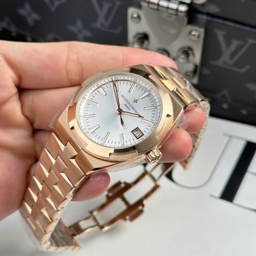 바쉐론 콘스탄틴 오버시즈 화이트 다이얼 4500V- Vacheron Constantin Overseas 4500V