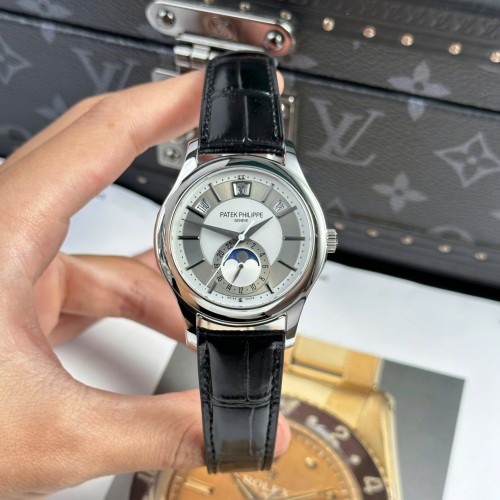 파텍필립 컴플리케이션 - Patek Philippe Complications 5205G Leather Strap 40mm