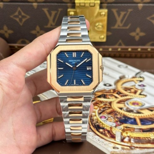 파텍필립 큐비투스 - Patek Philippe Cubitus 5821 Demi Rose Gold Blue Dial Automatic Movement 45mm