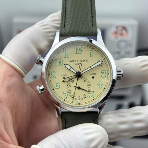 파텍필립 칼라트라바 -Patek Philippe Calatrava Pilot Travel Time 5524G 42mm