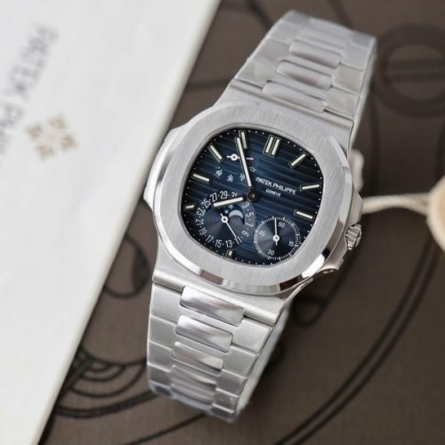 파텍필립 노틸러스 - Patek Philippe Nautilus 5712 Blue Dial Engraving Machine 40mm