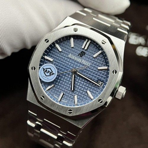 오데마피게 로얄오크 크르노 그래프 블루 다이얼 15500-Audemars Piguet Royal Oak 15500