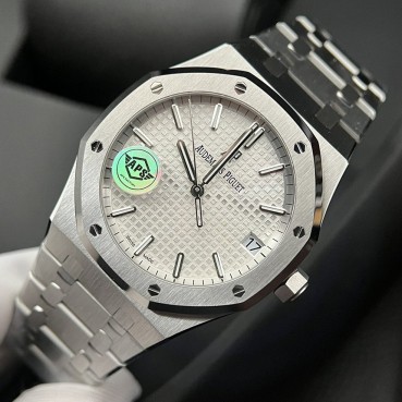 오데마피게 로얄오크 크르노 그래프 화이트 다이얼 15500-Audemars Piguet Royal Oak 15500