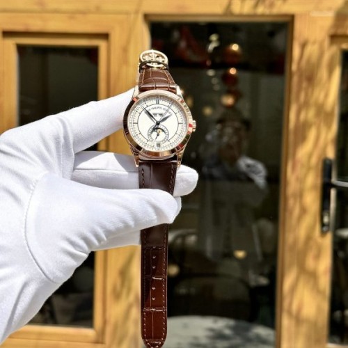 파텍필립 컴플리케이션 - Patek Philippe Complications 5396R Men Leather Strap 38.5mm