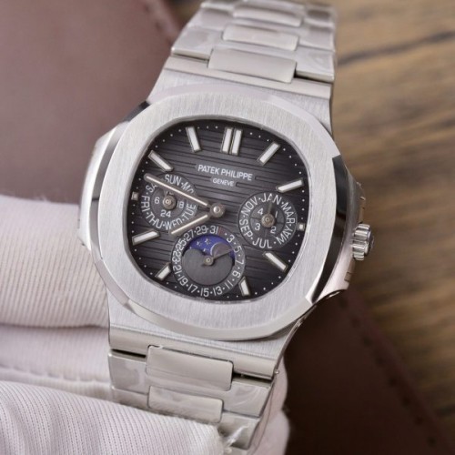 파텍필립 노틸러스 - Patek Philippe Men Nautilus 5740 Gray Dial Metal Wire 40mm
