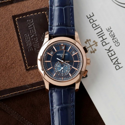 파텍필립 컴플리케이션 - Patek Philippe Complications 5905R Chronograph Blue Dial 41mm