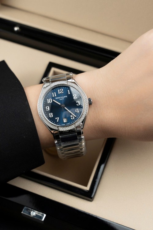 파텍필립 트웬티 4 - Patek Philippe Twenty 4 7300 Blue Dial Metal Wire 36mm
