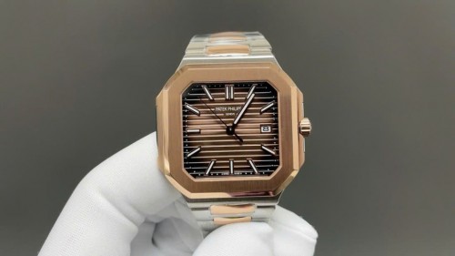 파텍필립 큐비투스 - Patek Philippe Cubitus 5821 Demi Rose Gold Dial Chocolate 45mm