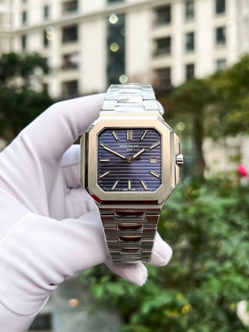 파텍필립 큐비투스 - Patek Philippe Cubitus 5821 Best Dial Blue Metal Wire 45mm