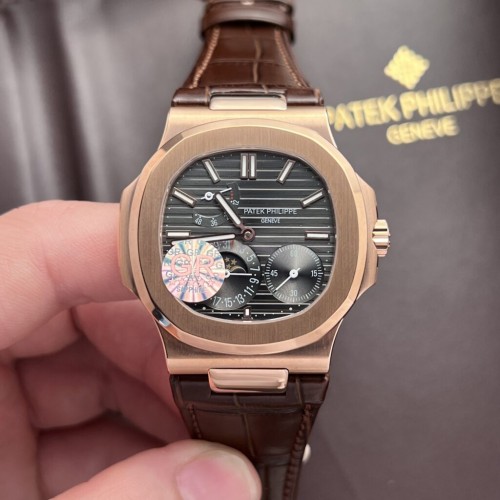 파텍필립 노틸러스 - Patek Philippe Nautilus 5712R Brown Leather Strap 40mm
