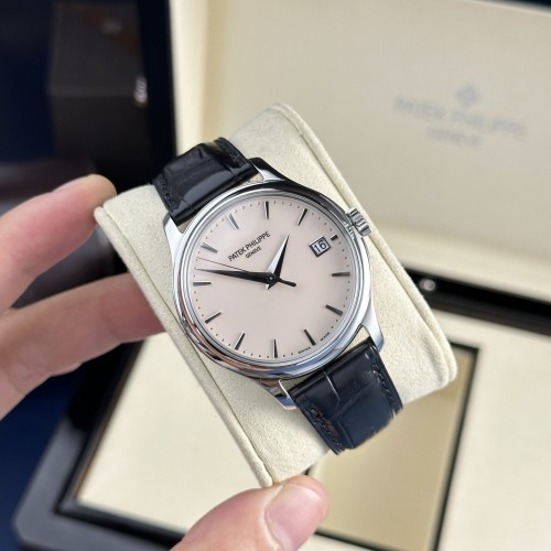 파텍필립 칼라트라바 - Patek Philippe Calatrava 5227G Mechanical Ivory Dial 3K 39mm