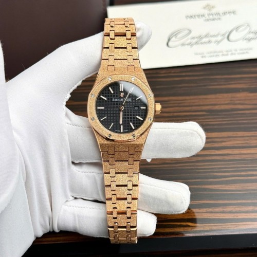 오데마피게 로얄 오크 - Audemars Piguet Royal Oak 67653OR Women Quartz Movement 34mm