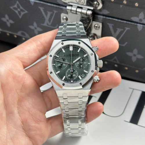 오데마피게 로얄 오크 - Audemars Piguet Royal Oak 26240ST Green Dial 41mm