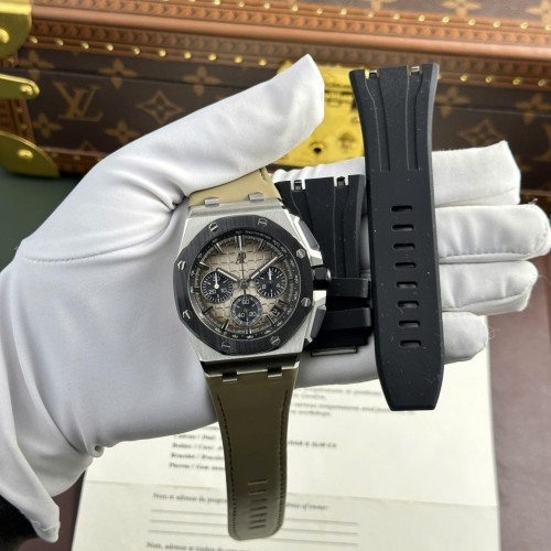 오데마피게 로얄 오크 오프쇼어 - Audemars Piguet Royal Oak Offshore Chronograph 26420 Gray Dial 43mm