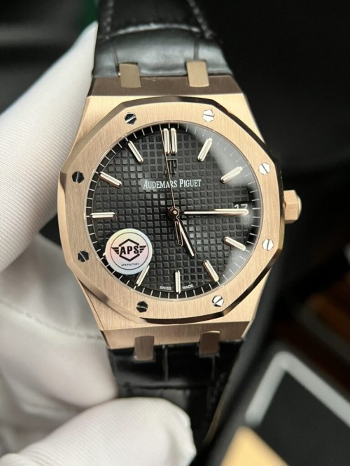 오데마피게 로얄 오크 - Audemars Piguet Royal Oak 15500OR Leather Strap 41mm