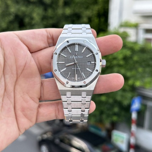 오데마피게 로얄 오크 - Audemars Piguet Royal Oak 15400ST Grey Dial 41mm