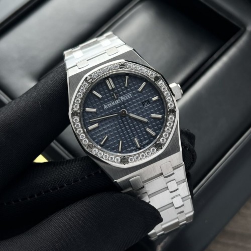 오데마피게 로얄 오크 - Audemars Piguet Royal Oak Womens Dial Blue 34mm
