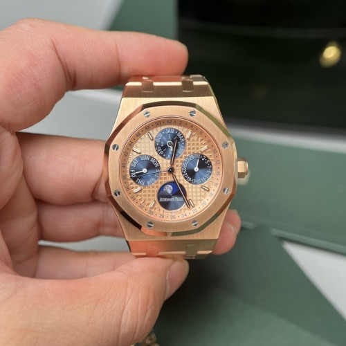 오데마피게 로얄 오크 - Audemars Piguet Royal Oak Perpetual Calendar 26574 Rose Gold 41mm