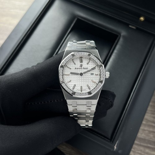 오데마피게 로얄 오크 - Audemars Piguet Royal Oak Womens White Dial 34mm