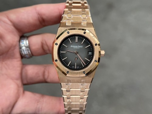 오데마피게 로얄 오크 - Audemars Piguet Royal Oak 15202OR Jumbo Gray Dial 39mm