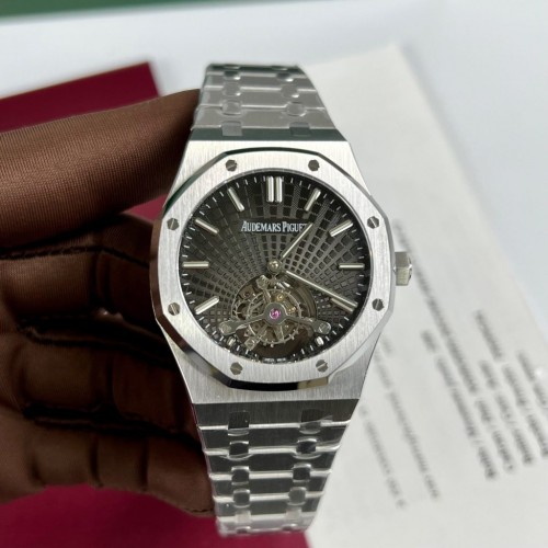오데마피게 로얄 오크 - Audemars Piguet Royal Oak Tourbillon 26522TI Gray Dial 41mm