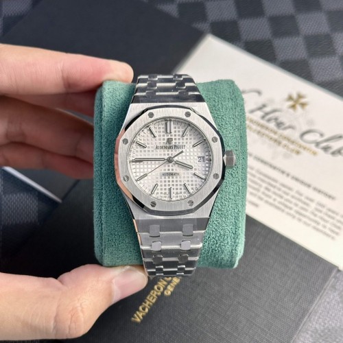 오데마피게 로얄 오크 - Audemars Piguet Royal Oak 15450ST Dial White 37mm