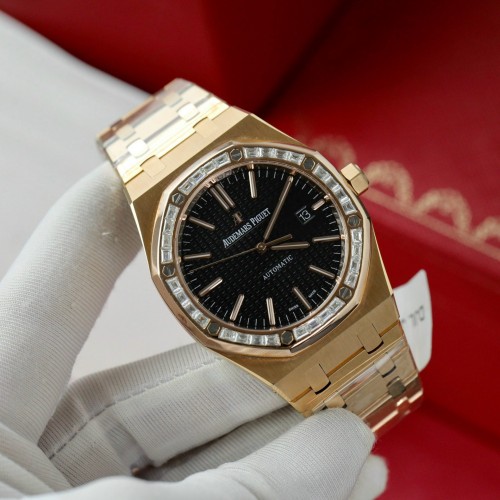 오데마피게 로얄 오크 - Audemars Piguet Royal Oak 15400OR Moissanite Diamonds 41mm