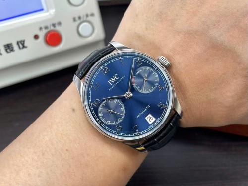 아이더블유씨 포르투기저 - IWC Schaffhausen Portugieser Automatic 5007 Blue Dial Men’s 42mm