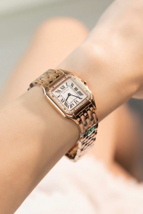 까르띠에 팬더 - Cartier Panthere Women’s  Rose Gold Quartz 27mm