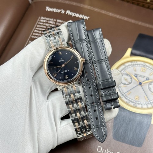 오메가 드빌 - Omega De Ville Prestige Women Blue Dial Swiss Automatic Movement 34mm
