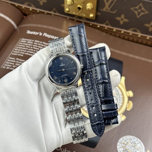 오메가 드빌 - Omega De Ville Prestige Women Blue Dial Automatic Movement 34mm