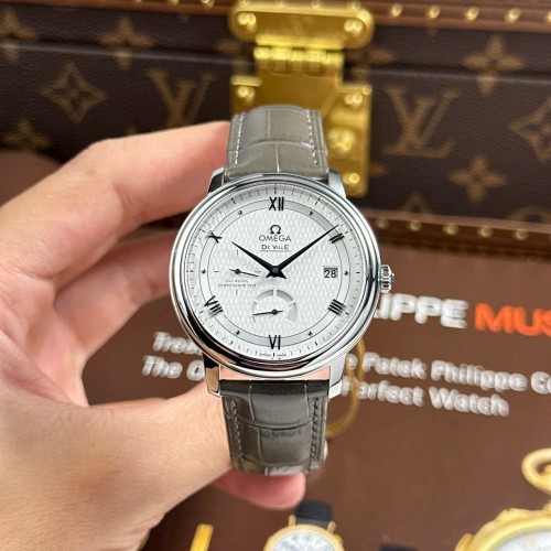 오메가 드빌 - Omega De Ville Prestige Power Reserve White Dial Automatic Movement 39.5mm