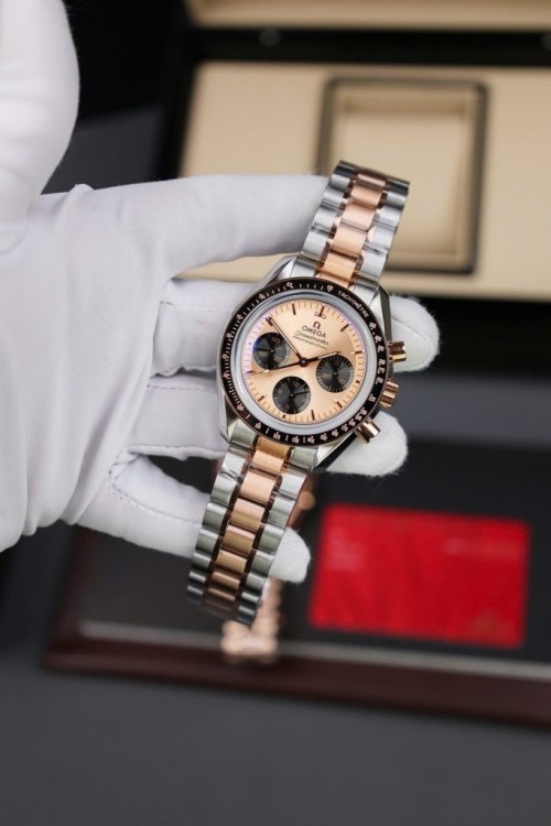 오메가 스피드 마스터 - Omega SpeedMaster MoonWatch Demi Rose Gold 42mm