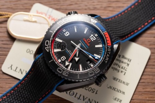 오메가 씨마스터 - Omega Seamaster GMT Ceramic Black 45.5mm