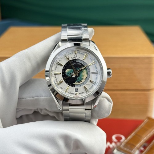 오메가 씨마스터 아쿠아테라 - Omega Aqua Terra Worldtimer Metal Wire 43mm
