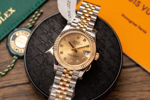 로렉스 데이져스트 - Rolex DateJust Gold Wrapped Jubilee Strap 31mm