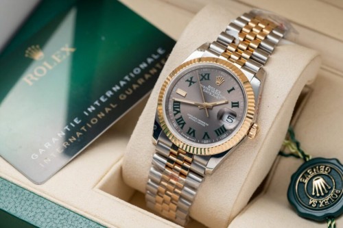 로렉스 데이져스트 - Rolex DateJust Dial Wimbledon Gold Wrapped 36mm