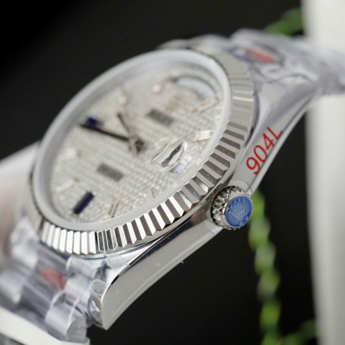 로렉스 데이데이트 - Rolex Day-Date Full Moissanite Dial 40mm