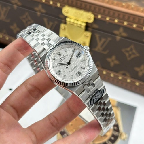 로렉스 랜드 드웰러 - Rolex Land-Dweller 127234 White Dial Honeycomb Pattern 36mm