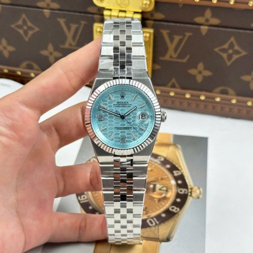 로렉스 랜드 드웰러 - Rolex Land-Dweller 127336 Ice Blue Dial Honeycomb Pattern 40mm