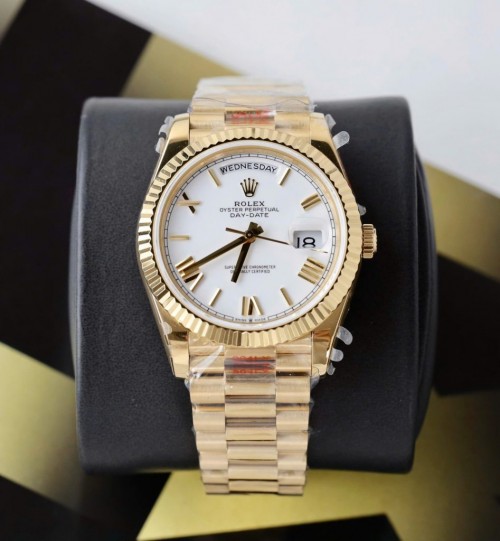 로렉스 데이데이트 - Rolex Day-Date White Dial Weight 181 Grams 40mm